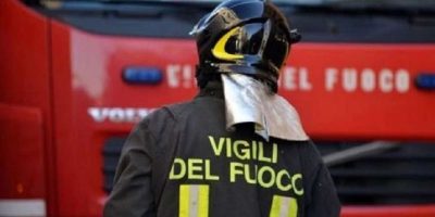 Genova, incendio nel cantiere del nuovo ponte