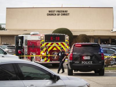 Sparatoria in una chiesa, l’attentatore è stato ucciso