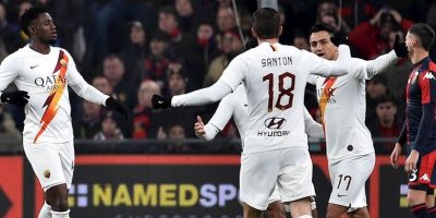 A Genova, Roma travolgente contro il Grifone: 3-1