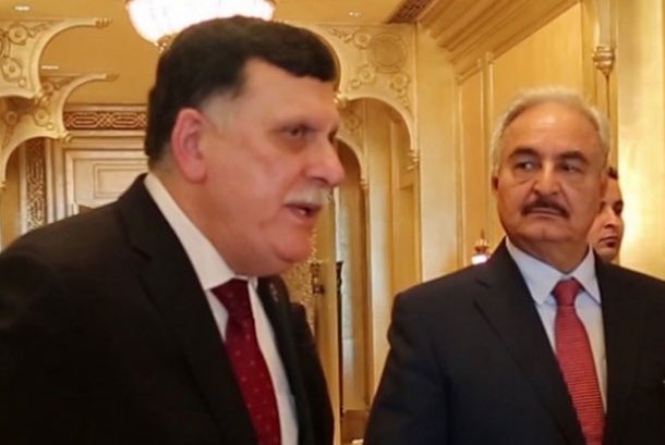 al-Sarraj Haftar Mosca