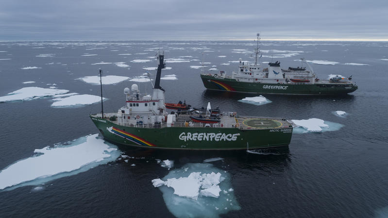 due navi greenpeace antartide