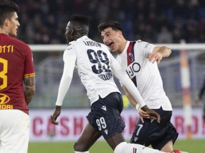 Anticipo di A, il Bologna piega la Roma all’Olimpico