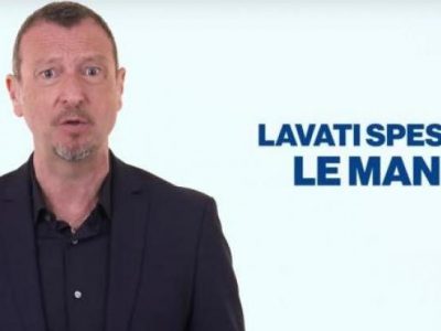 Coronavirus, lo spot di Amadeus: “Aiutiamoci l’un con l’altro”