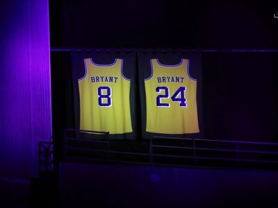 Il tributo dei L.A. Lakers e dello Staple Center a Kobe Bryant
