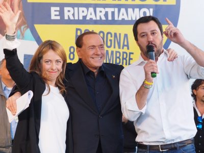“Siamo al servizio della Nazione ma con provvedimenti seri” Salvini, Meloni e Berlusconi