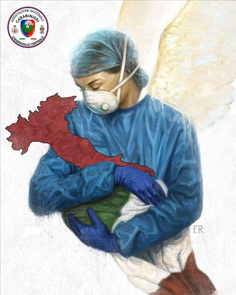 carabinieri omaggio medici infermieri