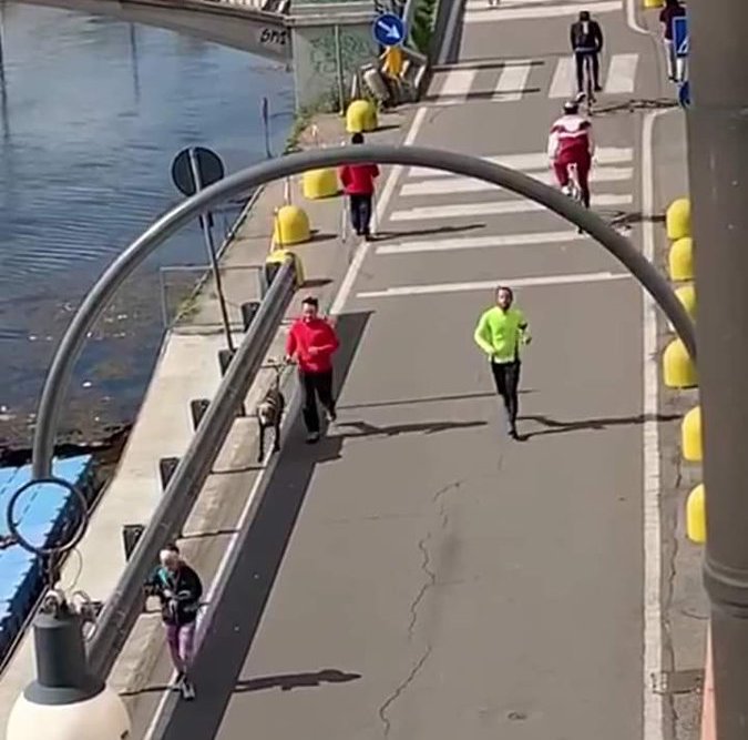 coronavirus runner italiani