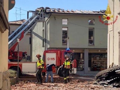 Esplode palazzina nel bergamasco, una vittima