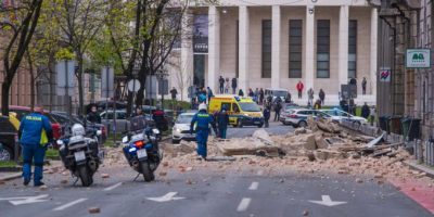 Spaventoso terremoto in Croazia, ferito graveme...
