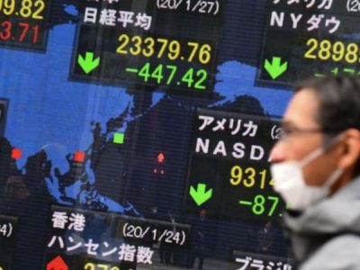 Il profondo rosso delle Borse asiatiche ed il tonfo di Wall Street