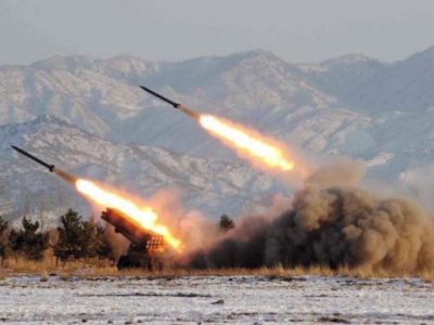 Lanciatore multiplo di razzi è stato testato in Corea del Nord