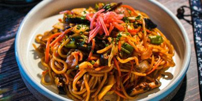 Ricetta: Yaki Soba con funghi shiitake