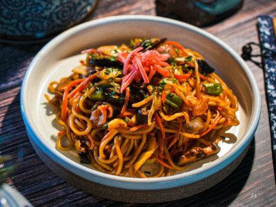 Ricetta: Yaki Soba con funghi shiitake