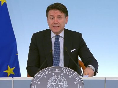 Il premier Conte proroga al 14 aprile l’allentamento delle misure contro il Covid-19