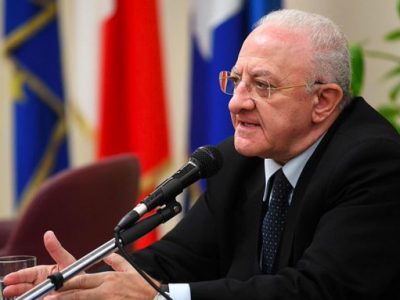 Coronavirus, De Luca: “Pronto a chiudere i confini della Campania”