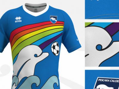 Disegnata da un bambino di 6 anni la nuova maglia del Pescara Calcio
