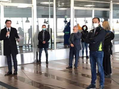 A Torino i primi 21 medici volontari, sono arrivati accompagnati dal ministro Boccia