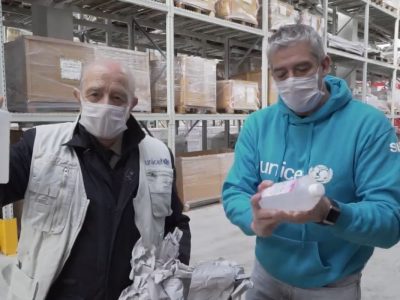 Coronavirus, Unicef: arrivato il secondo carico di aiuti per l’Italia