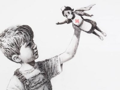L’ultima opera di Banksy è un tributo a medici e infermieri britannici