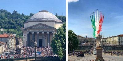 Folla a Torino per le frecce tricolori: stress ...