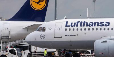 Primo volo charter Lufthansa dalla Germania all...