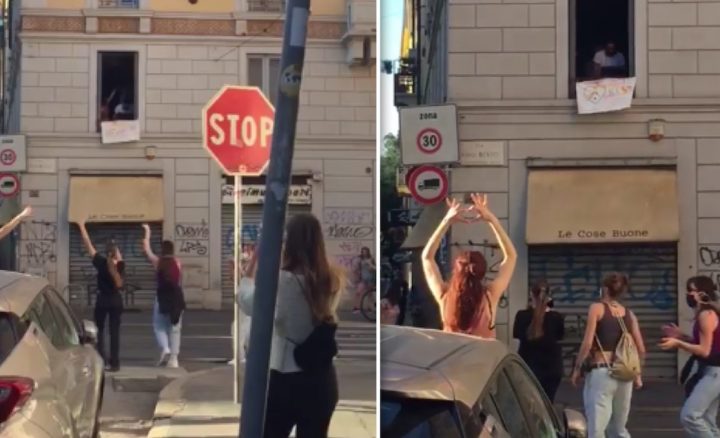 milano party in strada