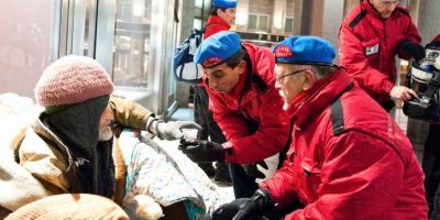 Presidio dei senzatetto a Torino dopo la chiusu...