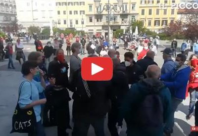 Video: Trieste, violenti scontri in piazza tra manifestanti e polizia