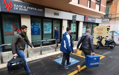 Sequestrati 16 milioni di euro a dirigenti della Banca popolare di Bari