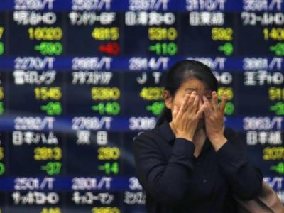 Le Borse asiatiche in caduta libera per il timore di una seconda ondata del virus