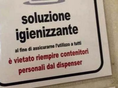 A Palazzo Chigi il gel igienizzante va letteralmente “a ruba”