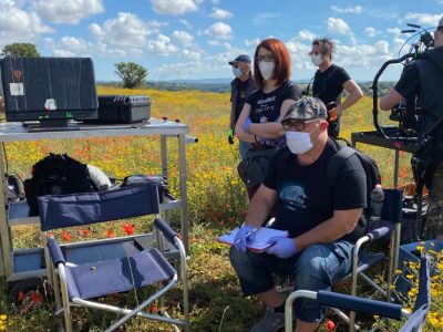 Ciak ai tempi del Coronavirus: allestito in Italia il primo set cinematografico