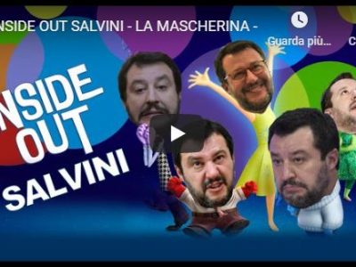 |VIDEO| Questione mascherina: nella testa di Salvini c’è “Inside Out”