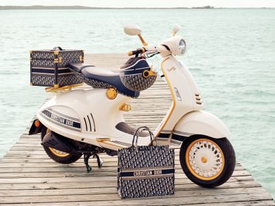 Nasce la Vespa 946 Christian Dior, omaggio alla “joie de vivre”