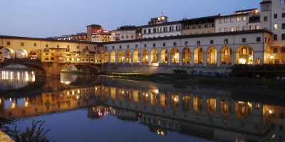 Corridoio Vasariano delle Gallerie degli Uffizi...