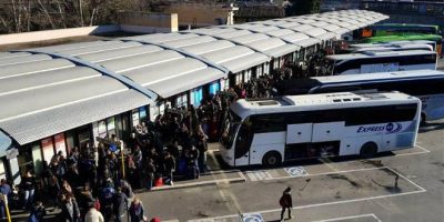 Test sierologici per chi arriva in bus da Roman...