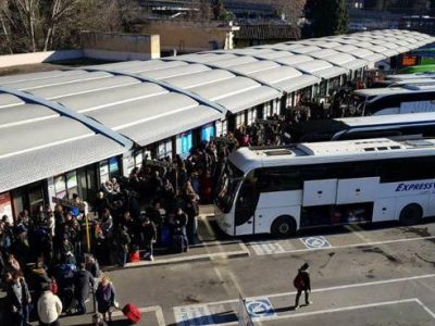 Test sierologici per chi arriva in bus da Romania, Bulgaria e Ucraina