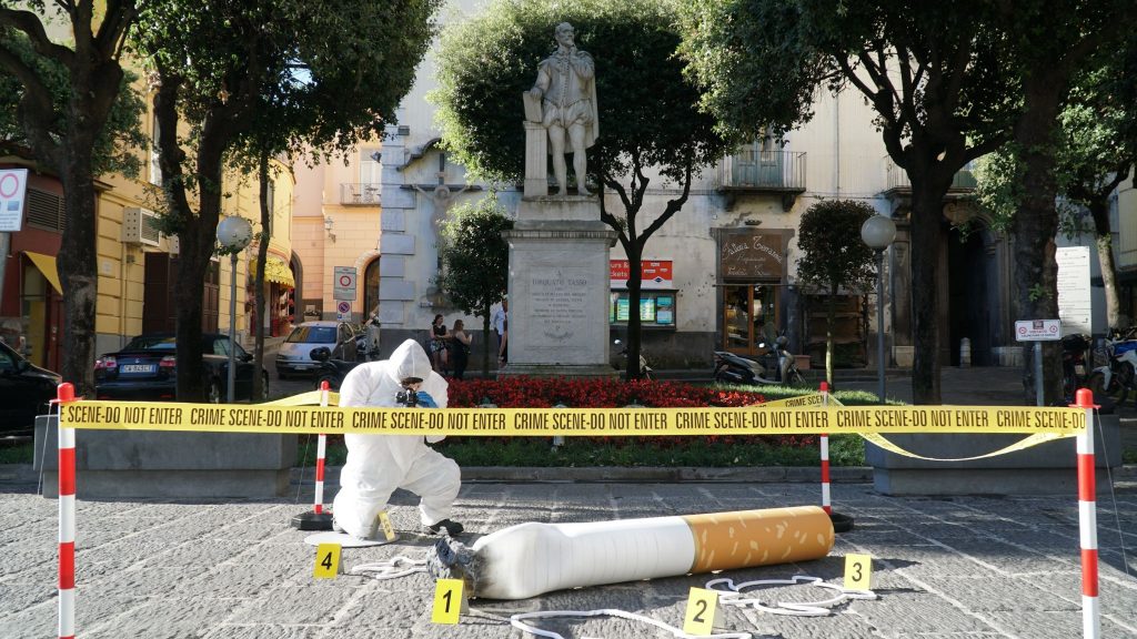 abbandono mozziconi ambiente