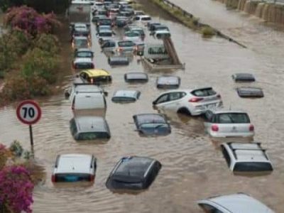 Bomba d’acqua dalla violenza incredibile su Palermo, gravi danni e sono segnalati due dispersi