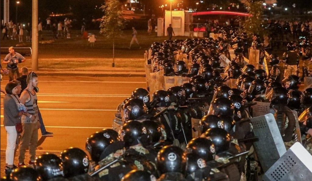 bielorussia scontri piazza