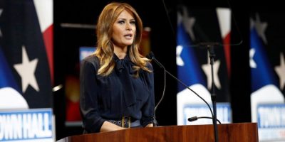 Melania Trump alla convention repubblicana: ...
