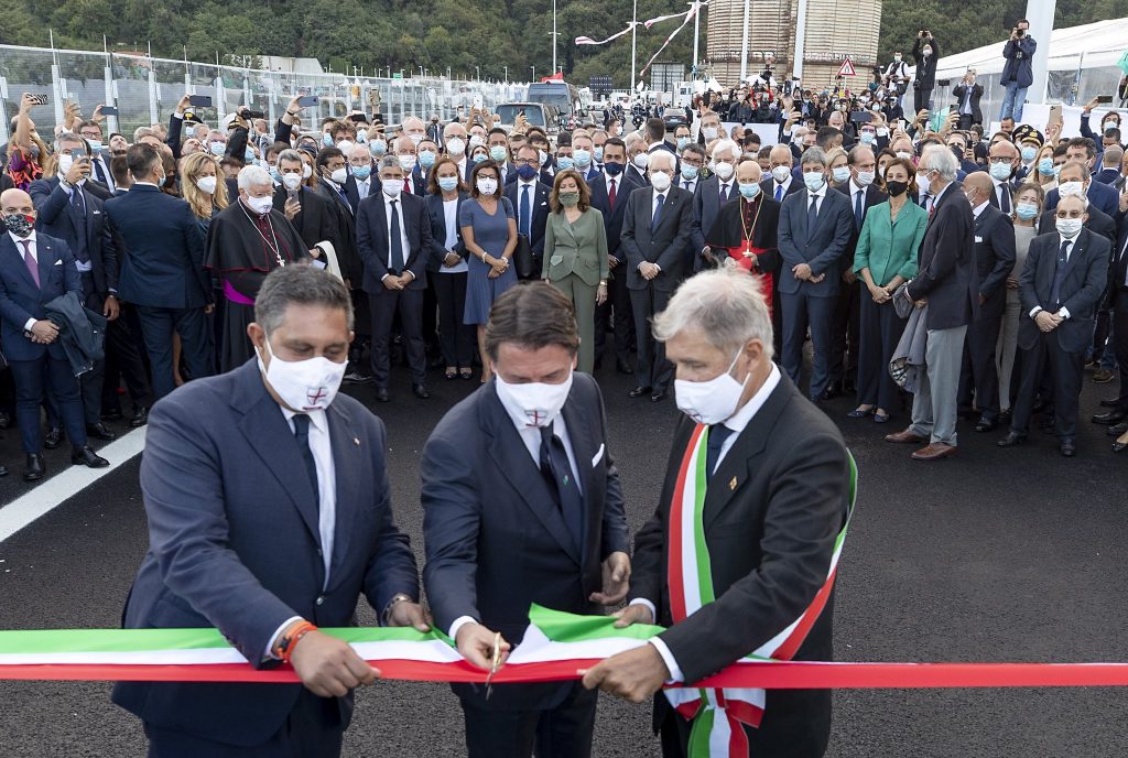 inaugurazione ponte genova