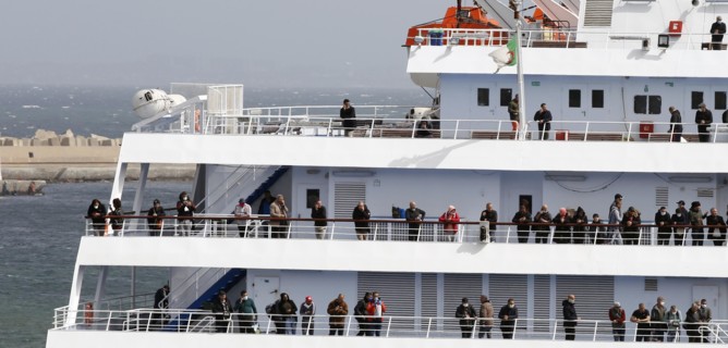 quarantena crociera migranti