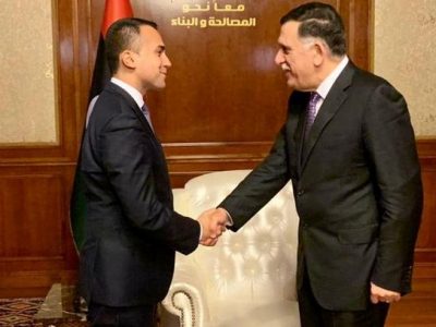 Di Maio in Libia per riprendere i vecchi accordi siglati da Berlusconi