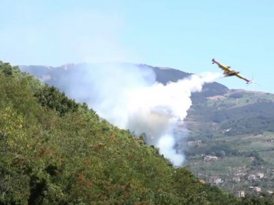Sannio, da due giorni fiamme sul Monte Erbano