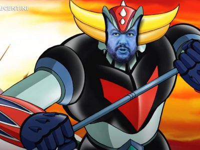 |VIDEO| Salvini si trasforma il Goldrake sfoderando l’alabarda elettorale