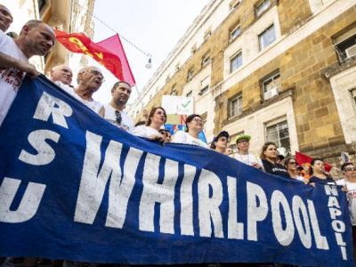 Napoli, Whirlpool verso la chiusura a fine mese se non si trova una scappatoia