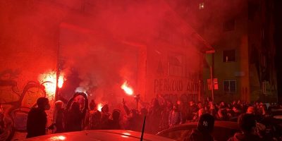 Scontri a Roma per lo sgombero del Nuovo Cinena...