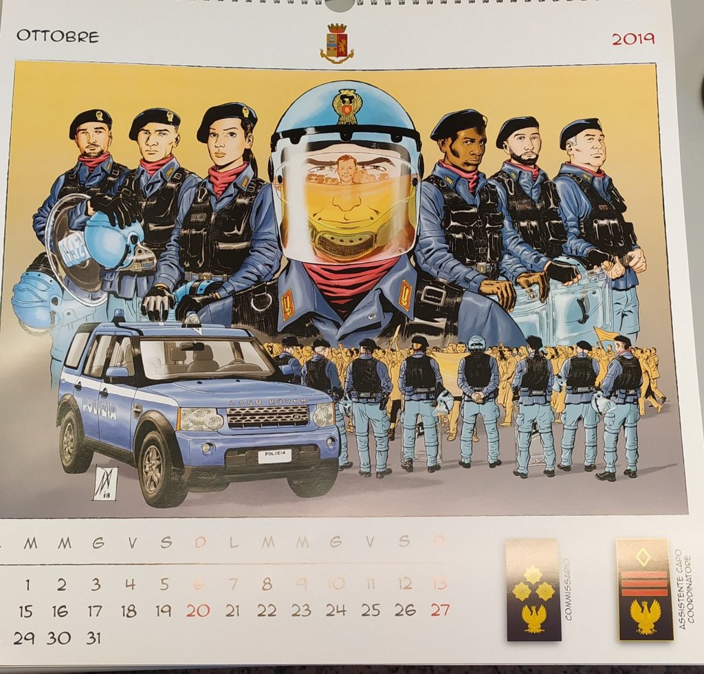 calendario polizia