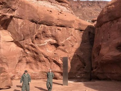 Non ci sono più tracce del misterioso monolite apparso fra le rocce dello Utah